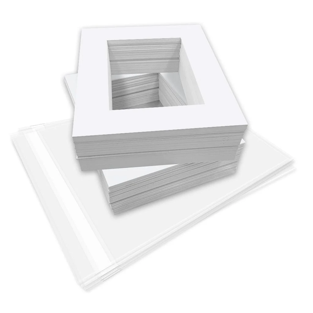 Bulk Mat Board Value Bundle - Ultimate White (100 Pack) - Image 4