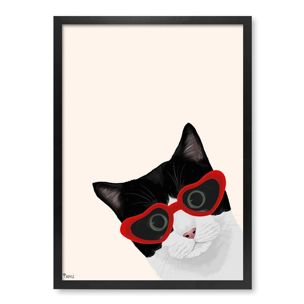 Cheeky Cat Art Print by Tara Royle - Image 13