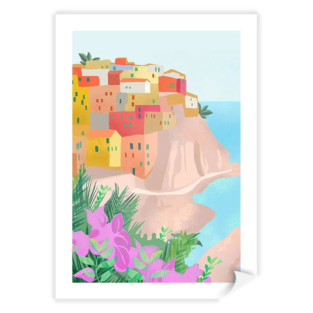 Cinque Terre Modern Wall Art Print by Petra Lizde - Image 9