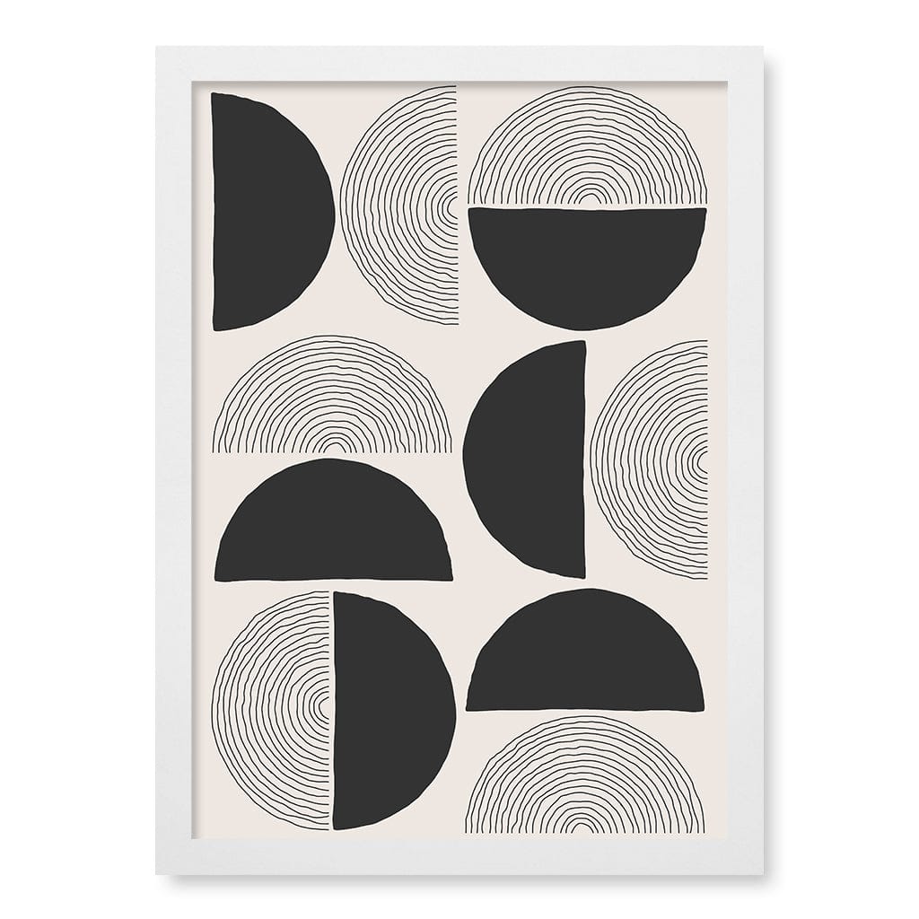 Circle Lines Cluster Wall Art Print - Image 17