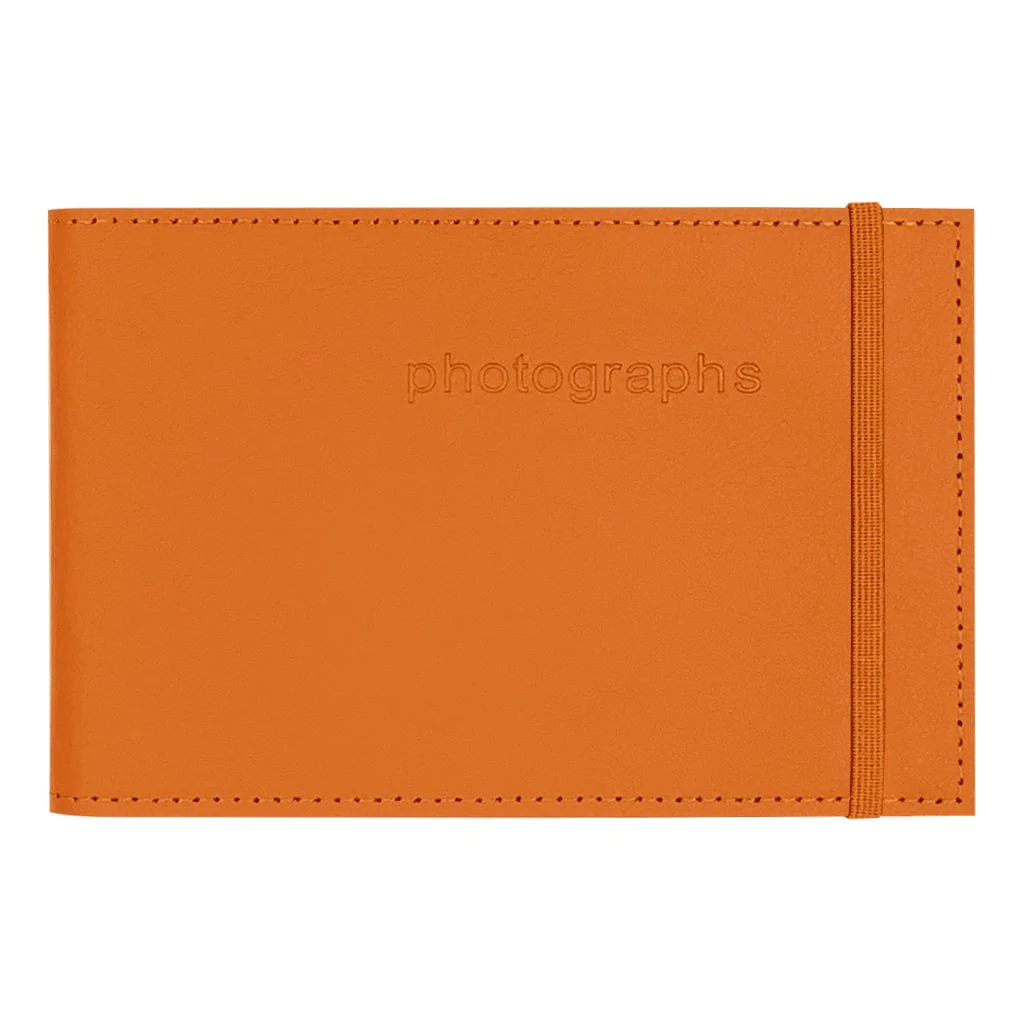 Citi Leather Orange Peel Pocket Brag Book Photo Wallet