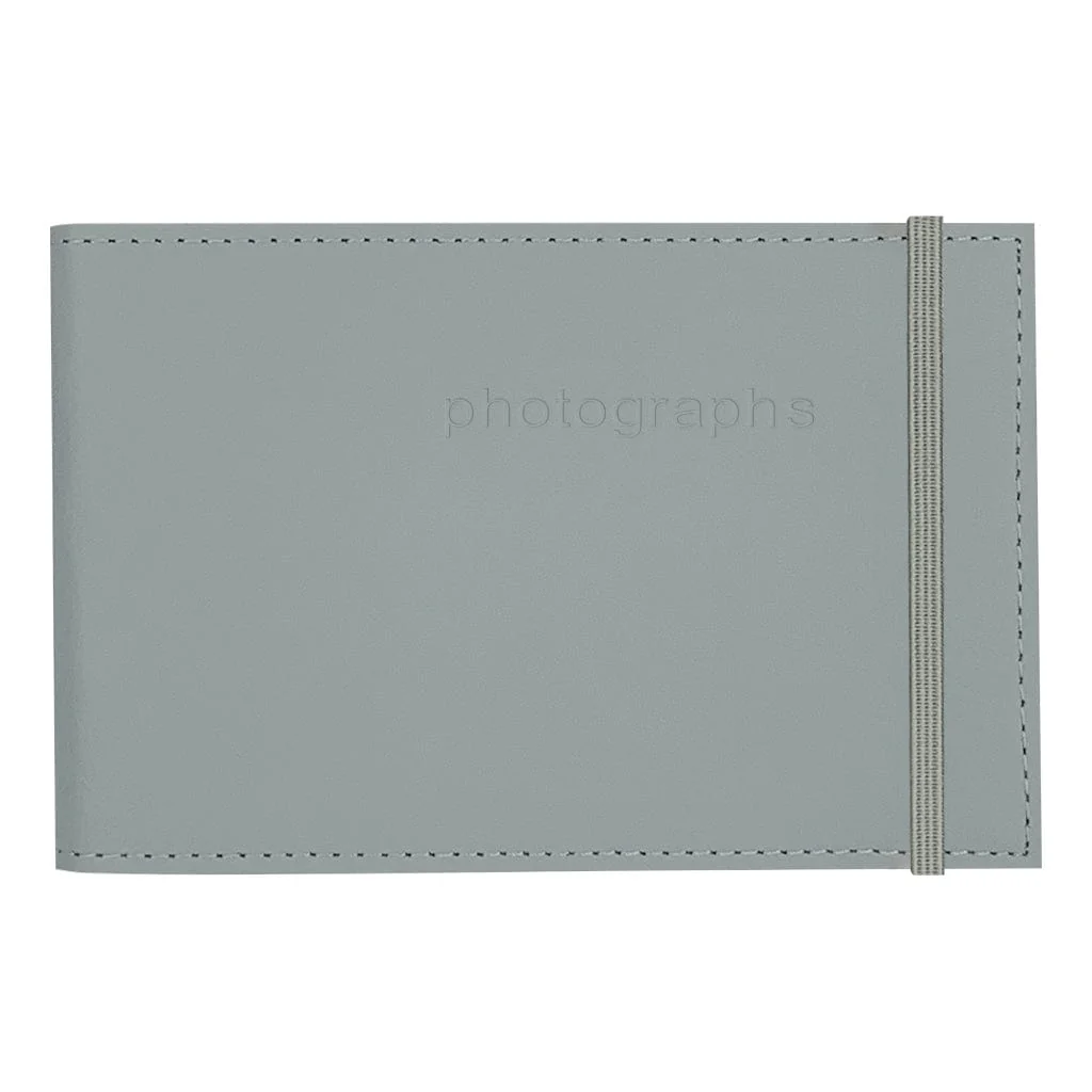Citi Leather Ultimate Grey Pocket Brag Book Photo Wallet