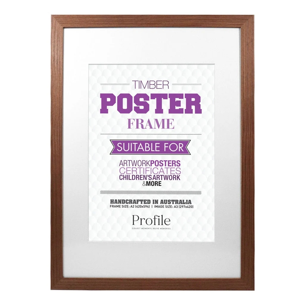 Classic Chestnut Brown Poster Frame - Image 8