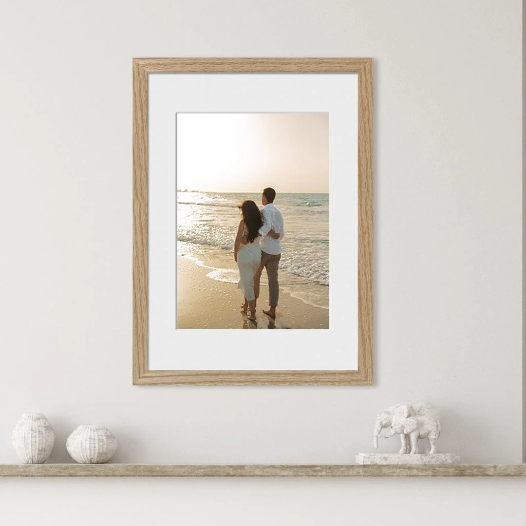 Classic Natural Oak A2/A3 Poster Frame Set (2 Pack) - Image 2