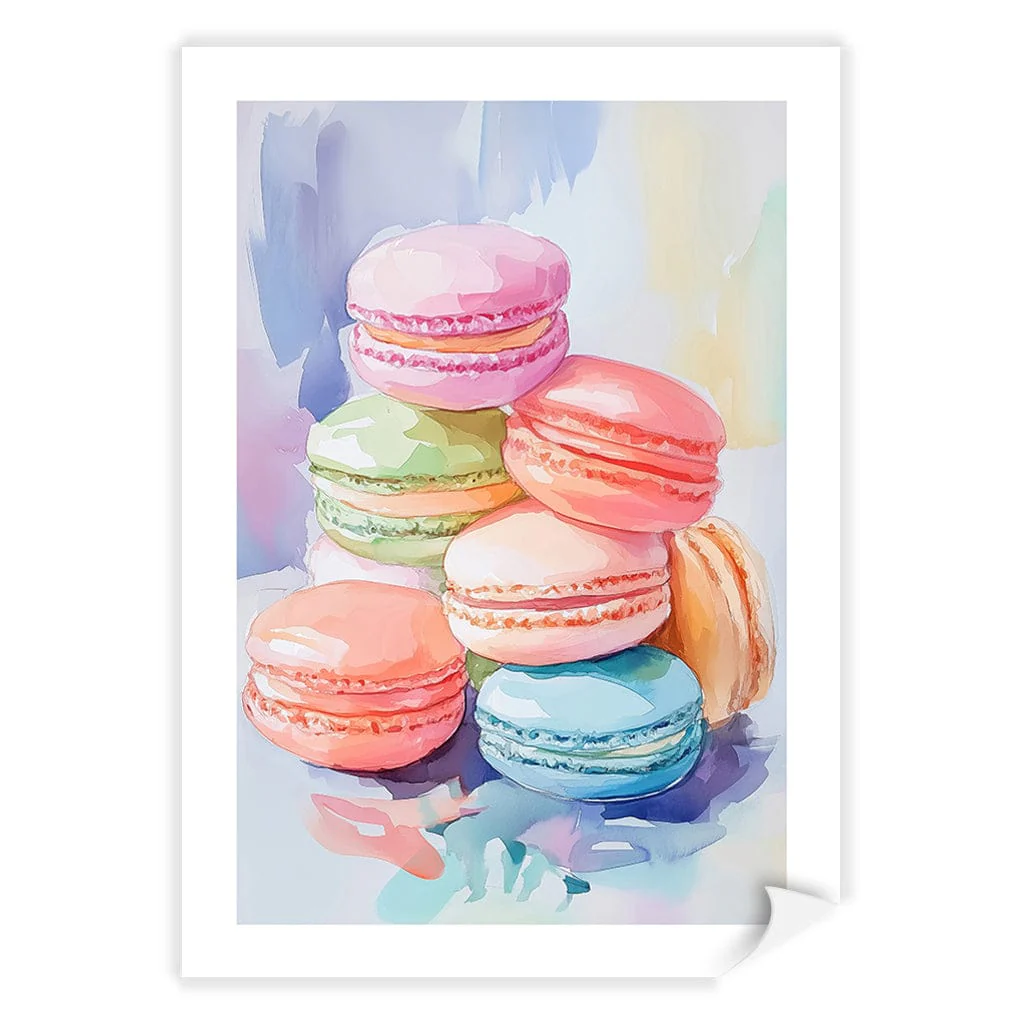 Colourful Macarons by Melloi Art Prints - Image 14