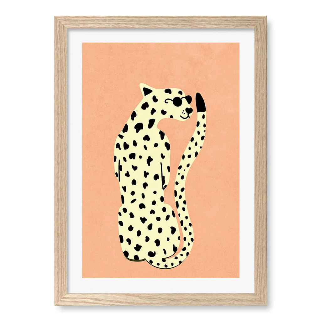 Cool Cheetah Kids Wall Art Print - Image 18