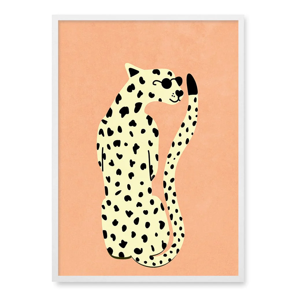 Cool Cheetah Kids Wall Art Print - Image 28