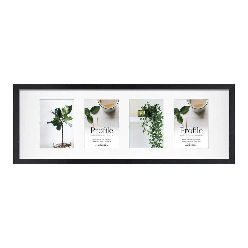 Elegant Gallery Collage Photo Frame - 4 Photos (5x7in) - Image 2