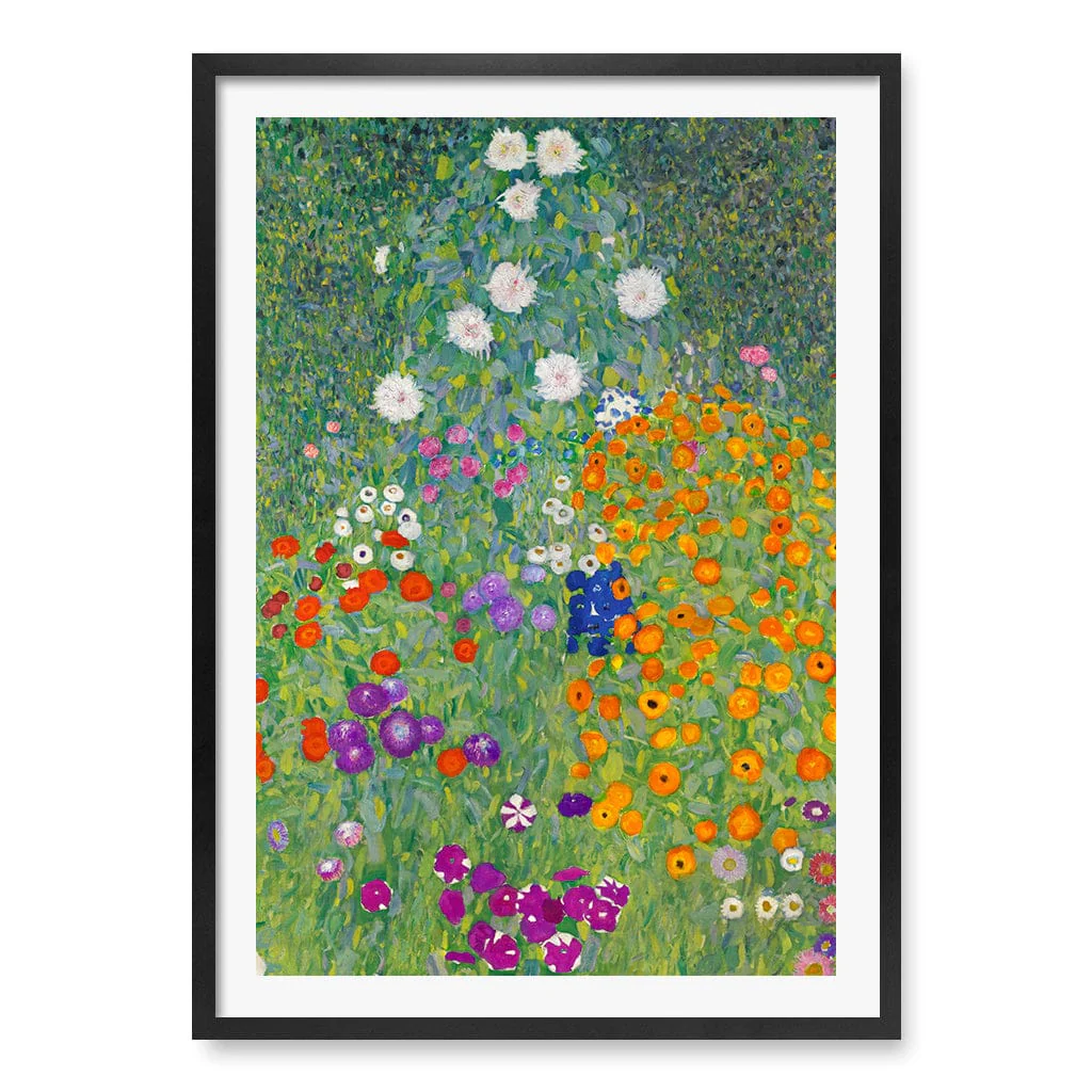 Cottage Garden - Gustav Klimt Art Print - Image 31