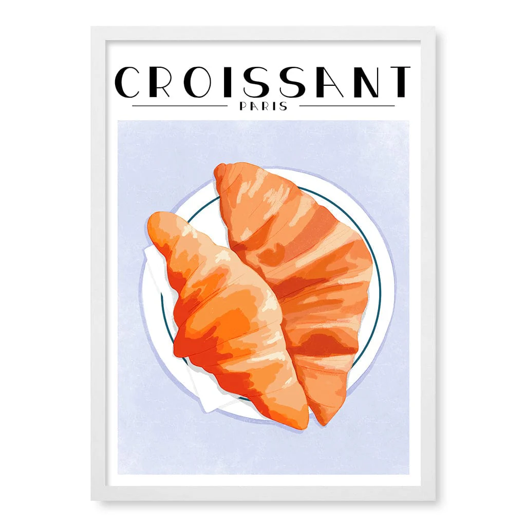 Croissant - Paris Modern Wall Art Print By Kammille - Image 18