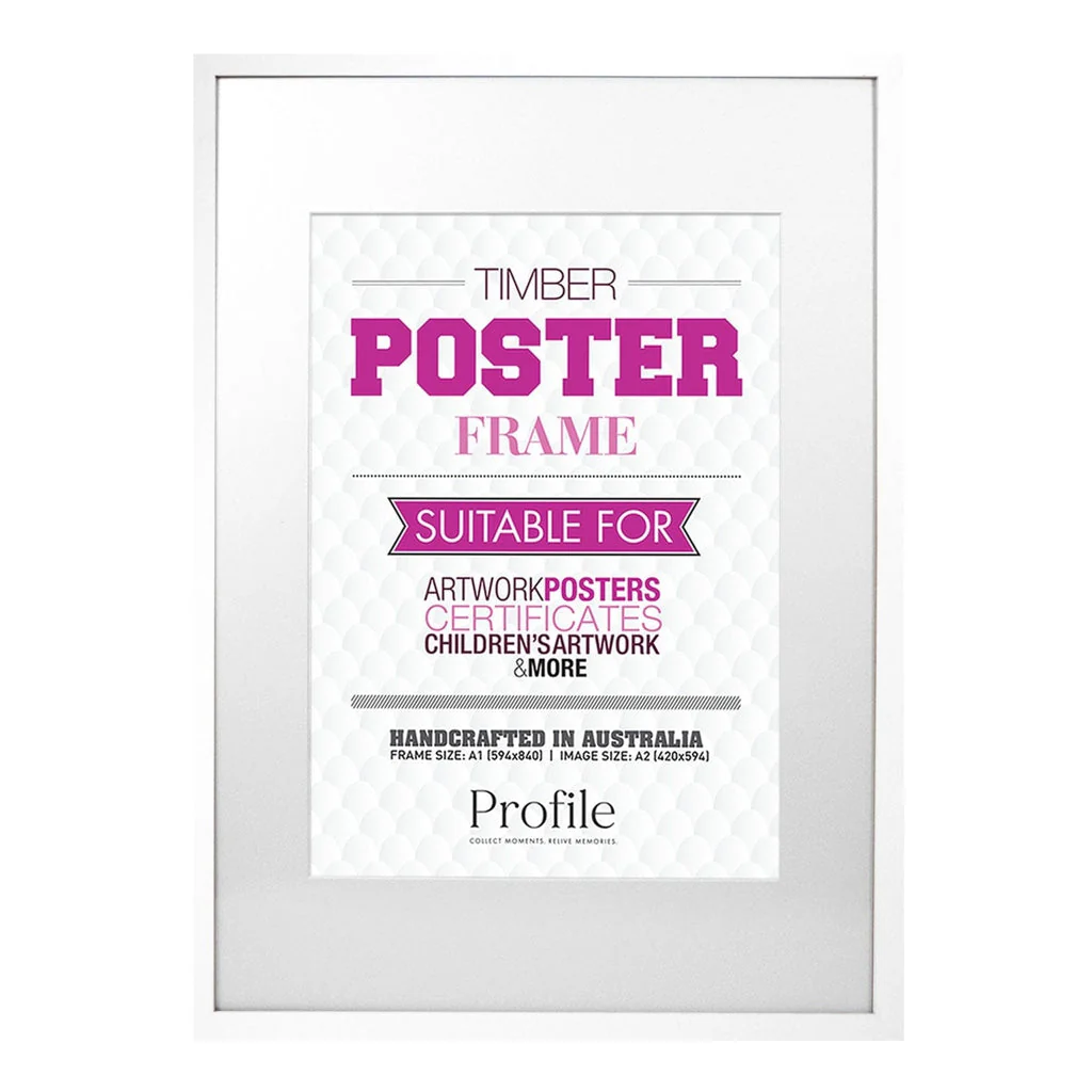 Decorator White Poster Frame