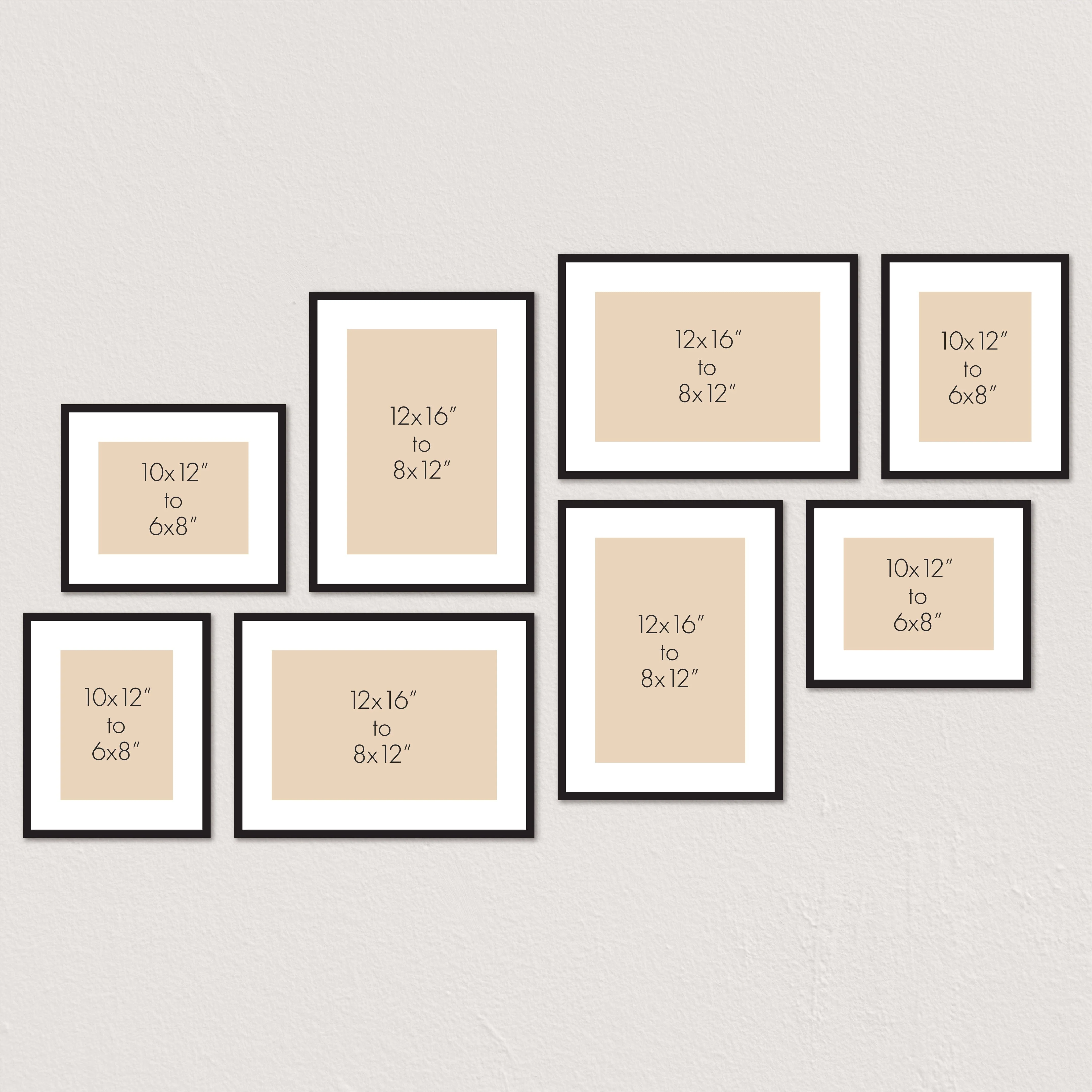 Deluxe Gallery Photo Wall Frames Set J - 8 Frames - Image 10