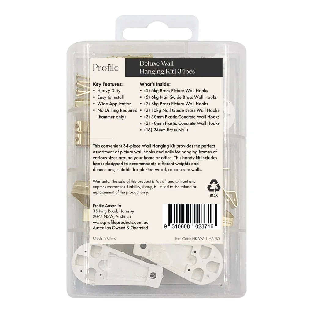 Deluxe Wall Hanging Kit (34pcs) - Image 5