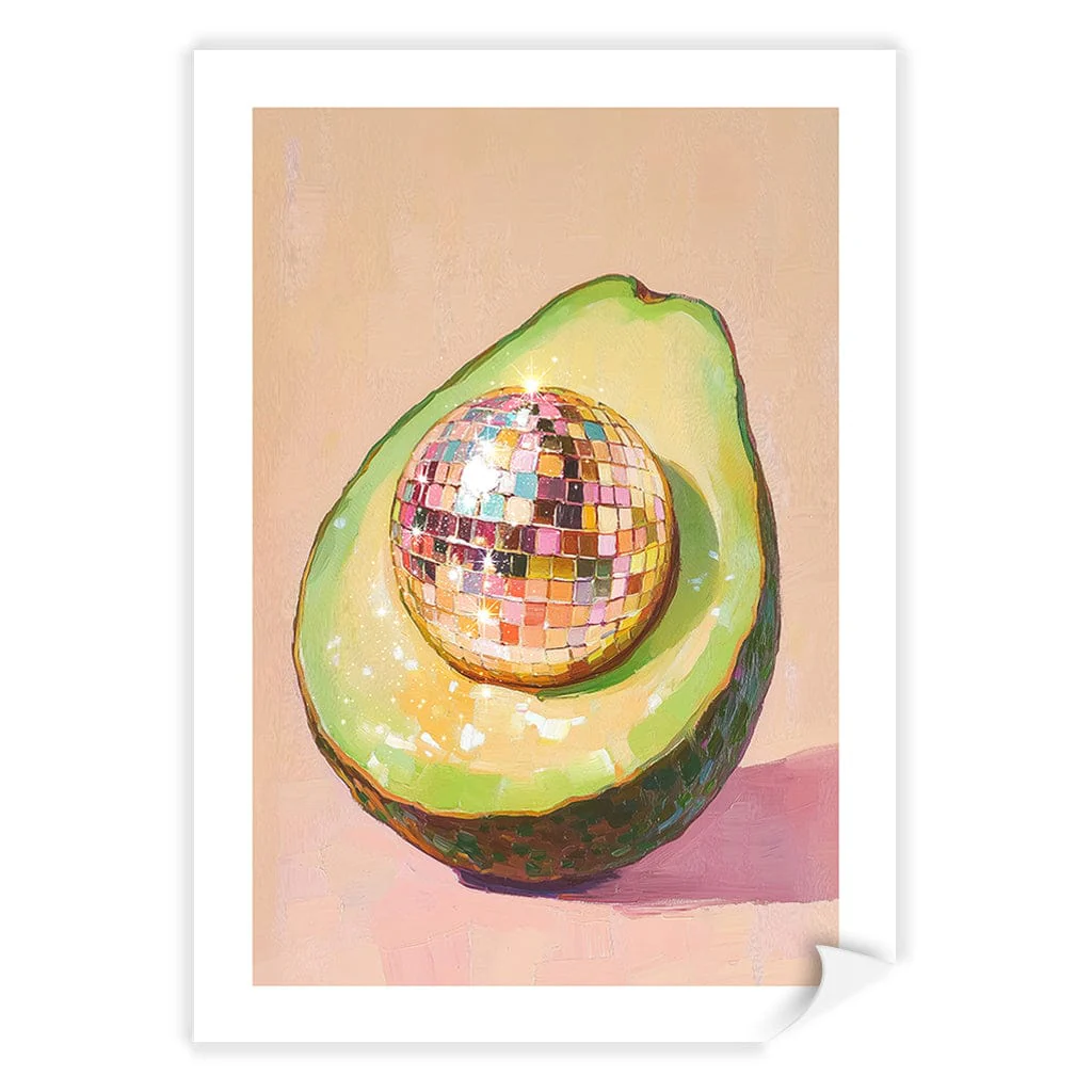 Disco Avocado Delight by Melloi Art Prints - Image 14