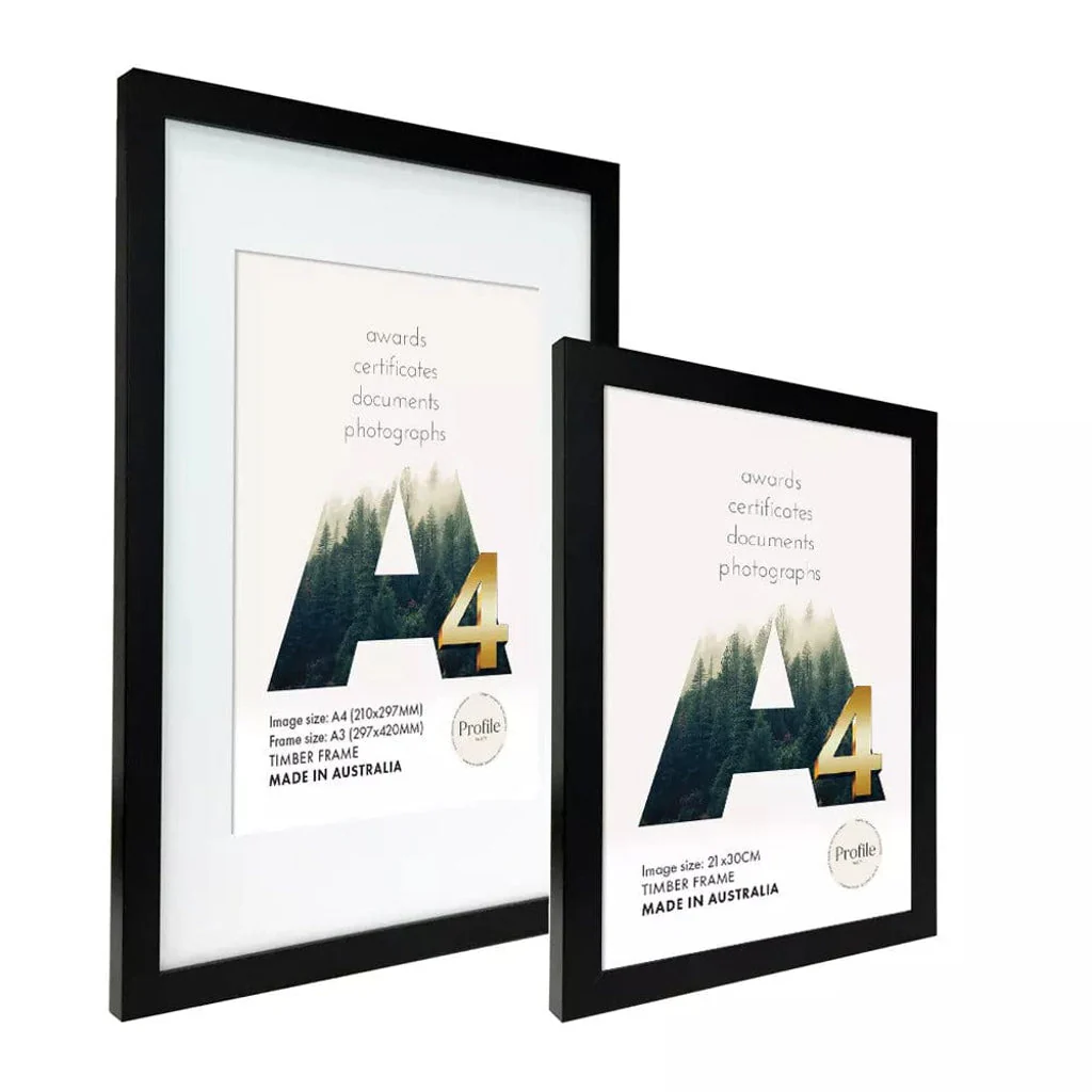 Elegant Black Certificate Picture Frame - Image 3