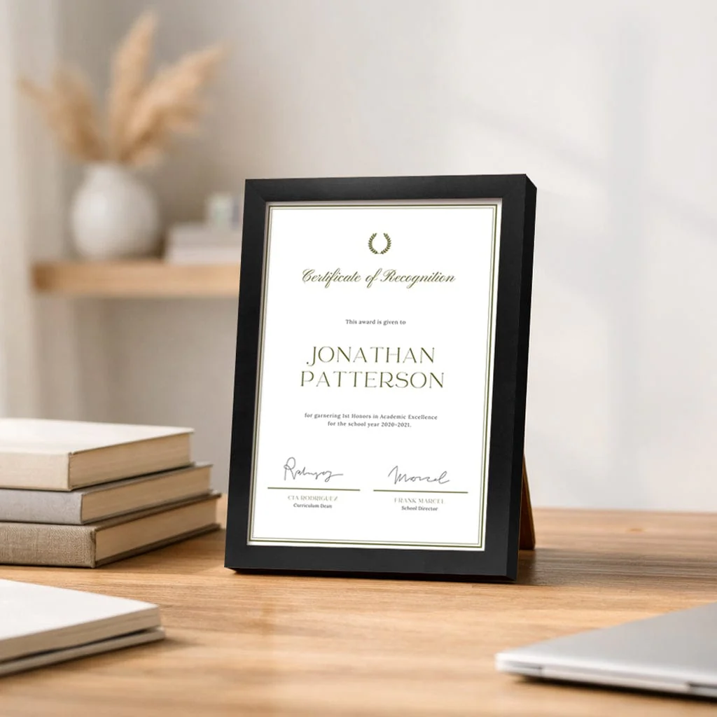 Elegant Black A4 Set of Frames (Bulk Frame Bundle 3 Pack) - Image 7