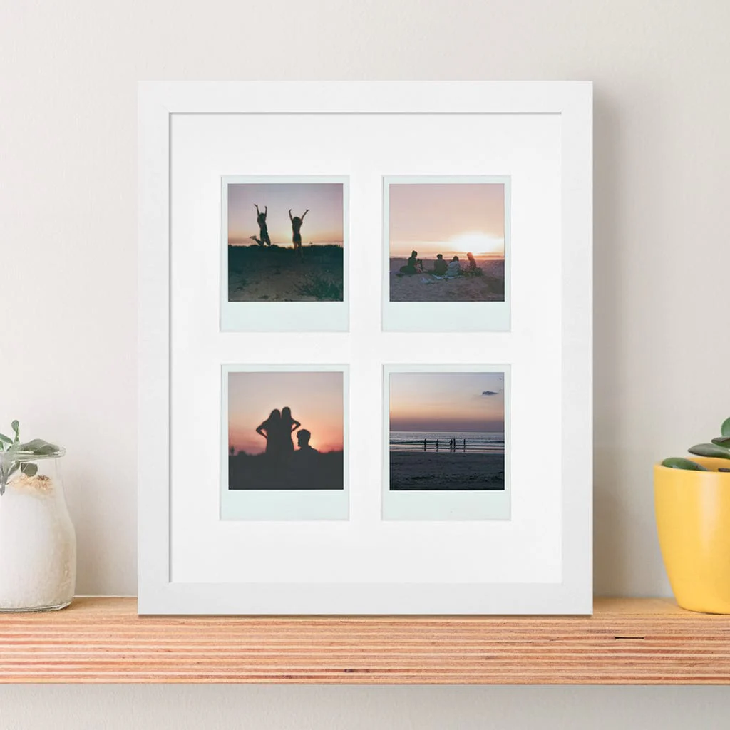 Elegant Polaroid Photo Frame - 4 Photo Collage Display - Image 8