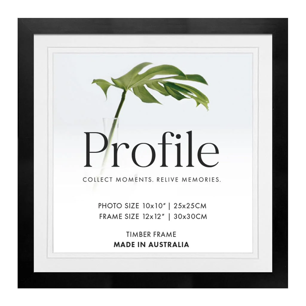 Elegant Deluxe Black Square Photo Frames - Image 6