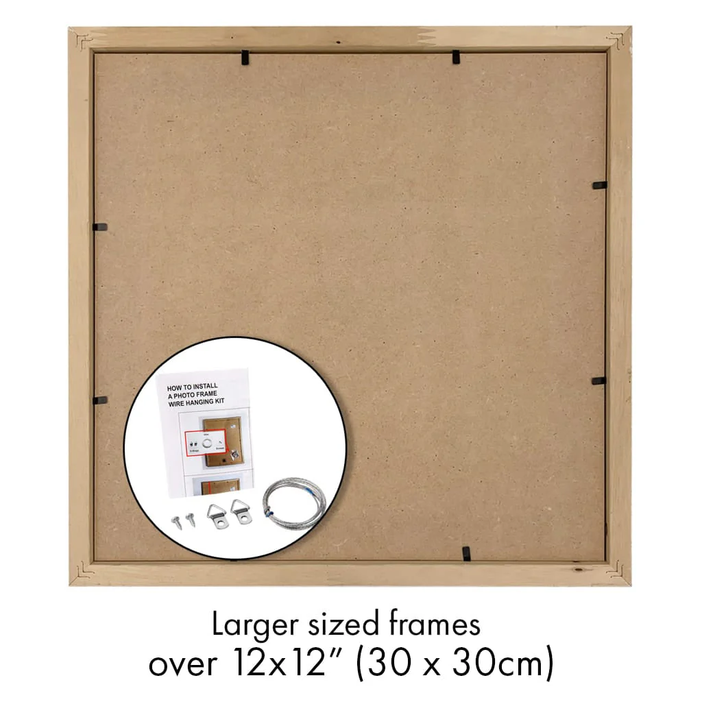 Elegant Deluxe Chestnut Brown Timber Square Frame - Image 5
