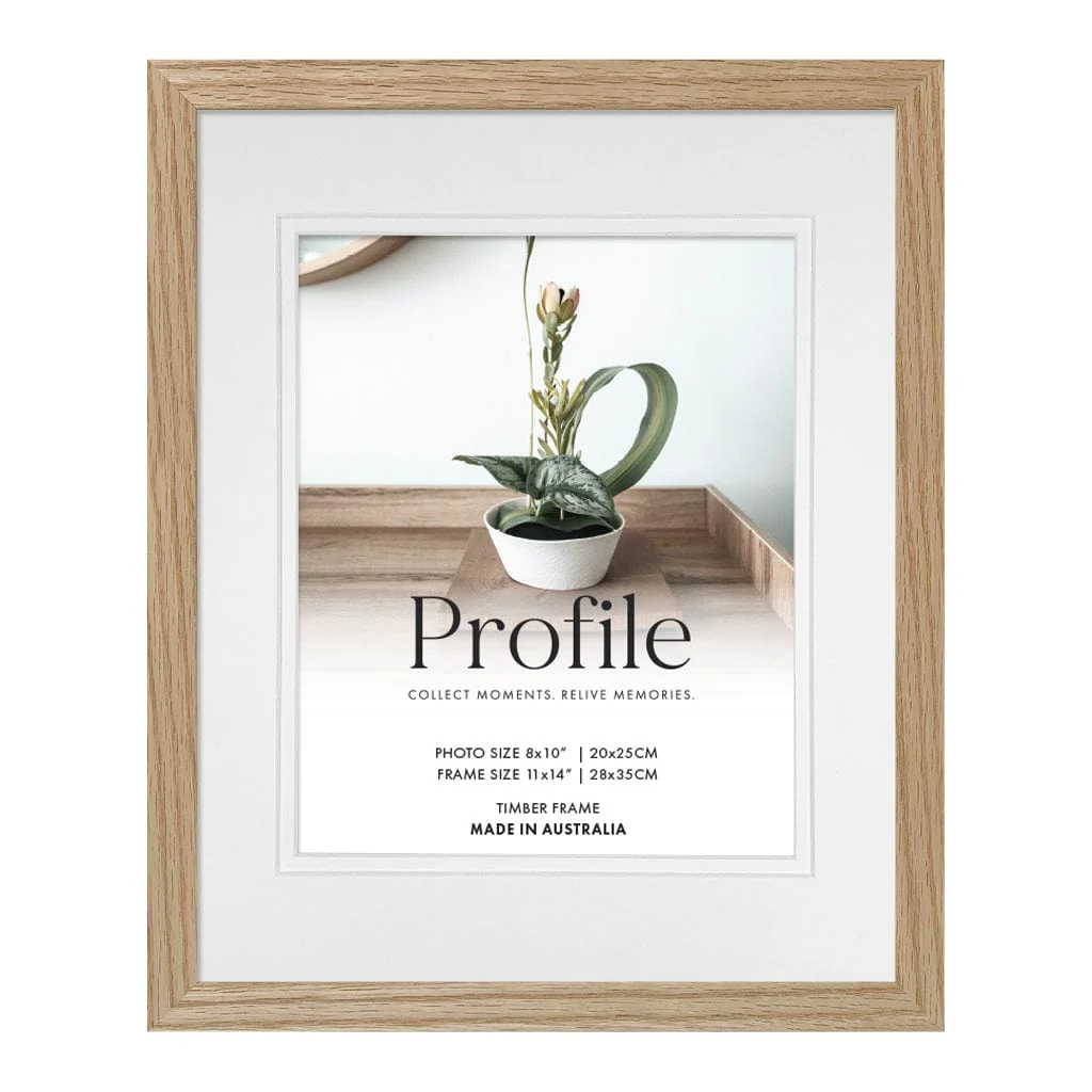 Elegant Deluxe Natural Oak 11x14/8x10in Set of Frames (Bulk Frame Bundle 3 Pack) - Image 3