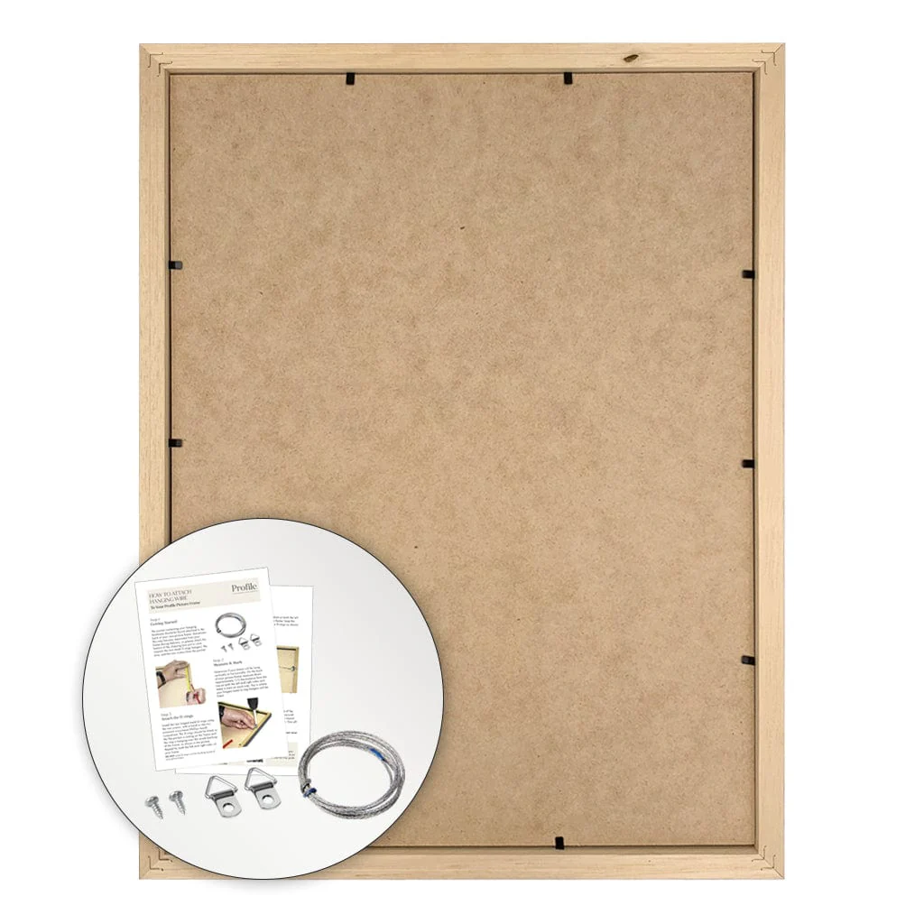 Elegant Deluxe Natural Oak 12x16/8x12in Set of Frames (Bulk Frame Bundle 3 Pack) - Image 4
