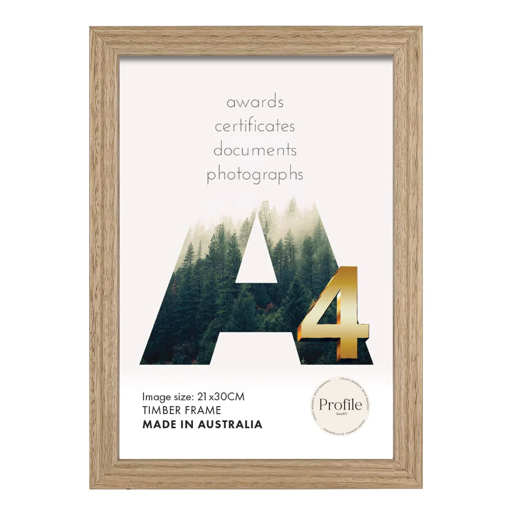 Elegant Victorian Ash Natural Oak Timber Picture Frame - Image 7