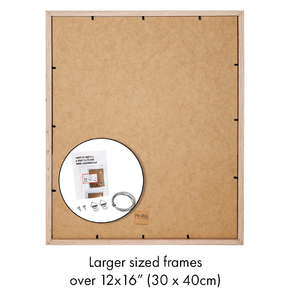 Elegant Deluxe Victorian Ash Natural Oak Timber Picture Frame - Image 5