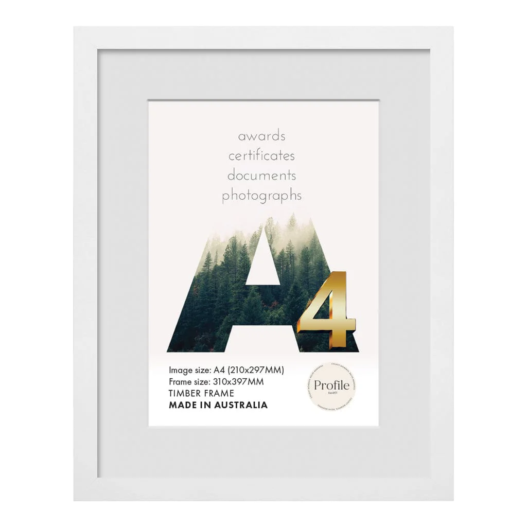 Elegant White Certificate Picture Frame - Image 11