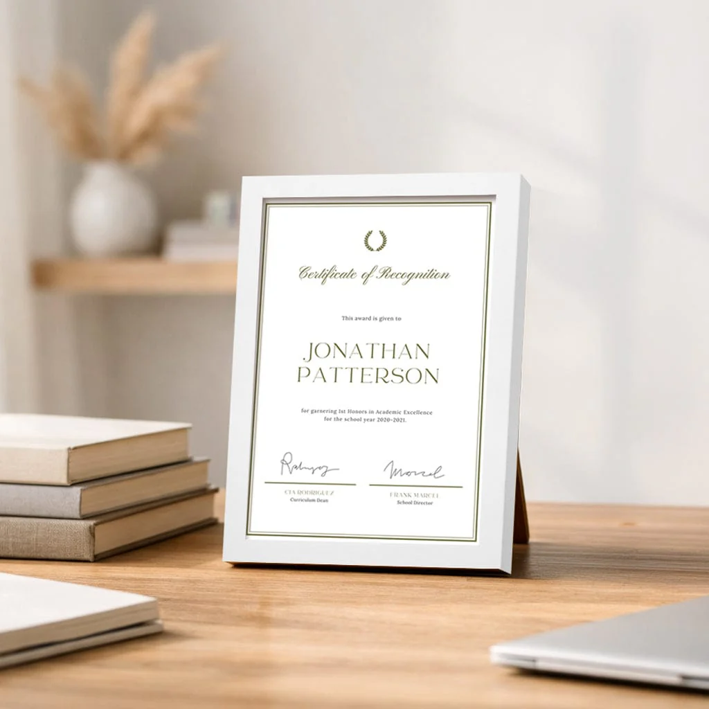 Elegant White A4 Set of Frames (Bulk Frame Bundle 3 Pack) - Image 7
