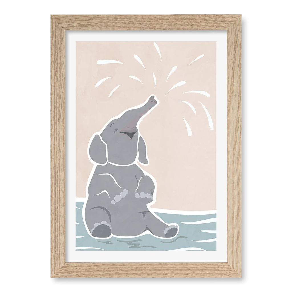 Elephant Joy Nursery Wall Art Print - Image 12