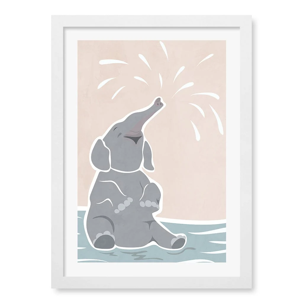 Elephant Joy Nursery Wall Art Print - Image 16