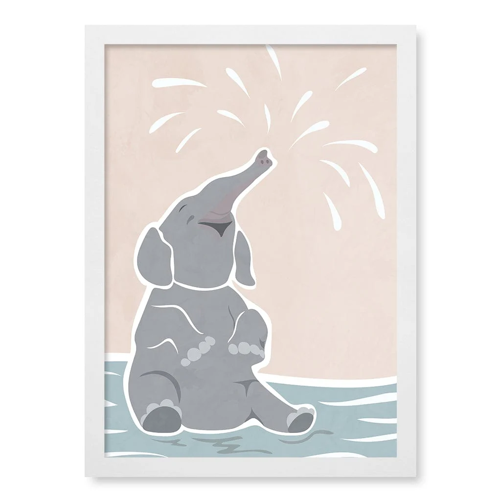 Elephant Joy Nursery Wall Art Print - Image 17