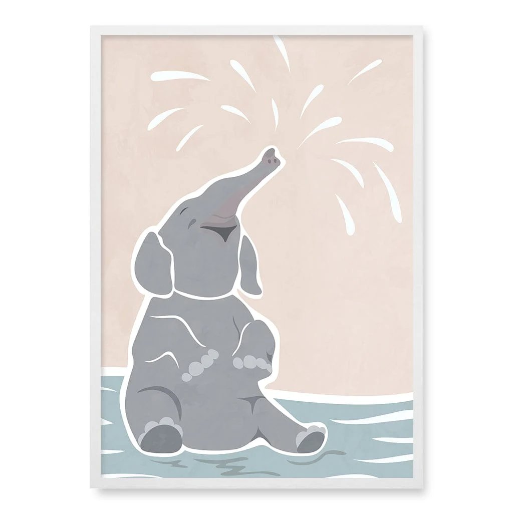 Elephant Joy Nursery Wall Art Print - Image 28