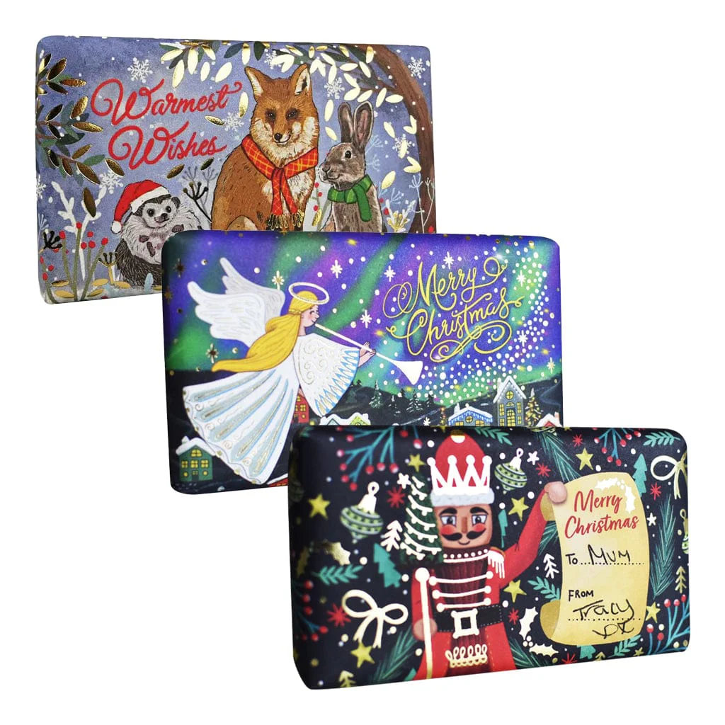 Christmas Favourites - Trio Soap Bar Value Pack - The English Soap Company