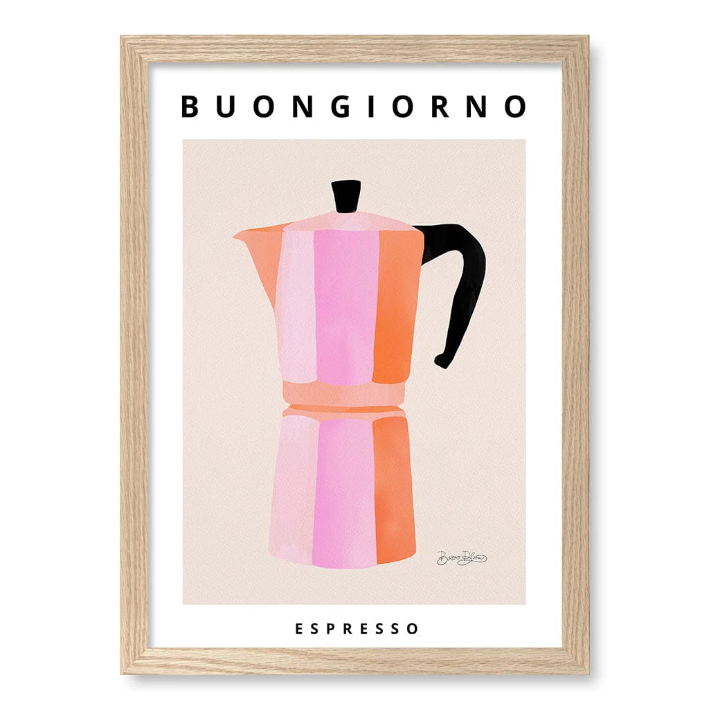 Espresso Buongiorno Modern Wall Art Print by Baroo Bloom - Image 10
