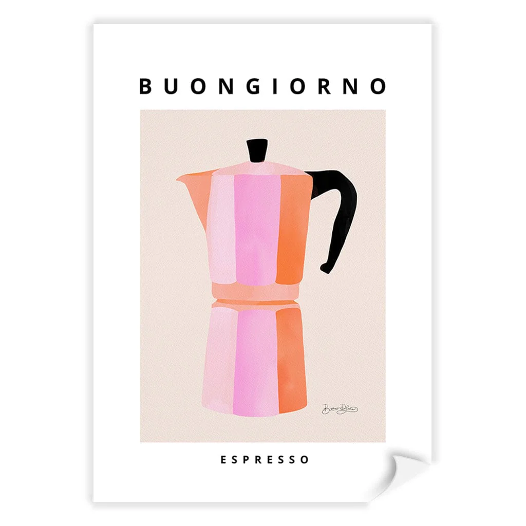 Espresso Buongiorno Modern Wall Art Print by Baroo Bloom - Image 13