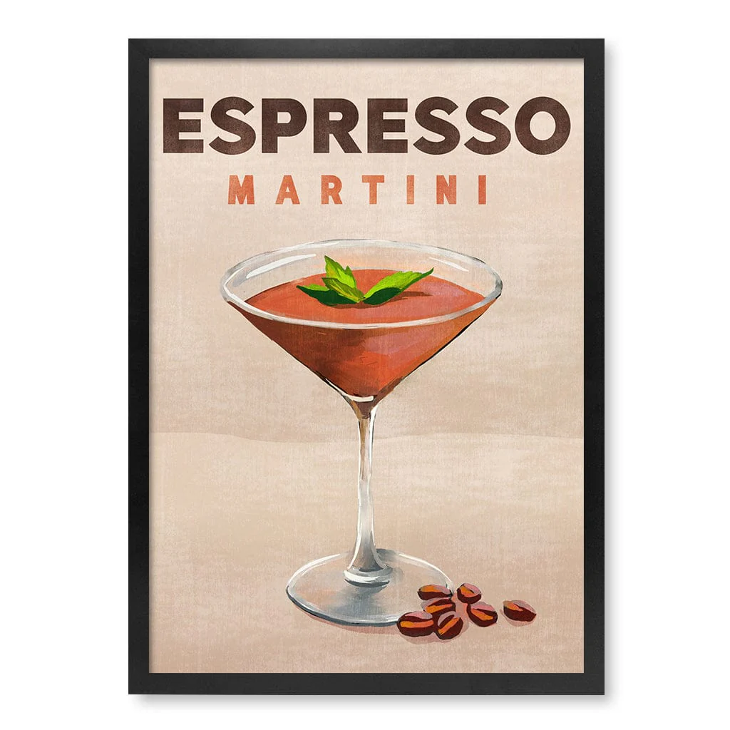 Espresso Martini Cocktail Bar Art Print - Image 12