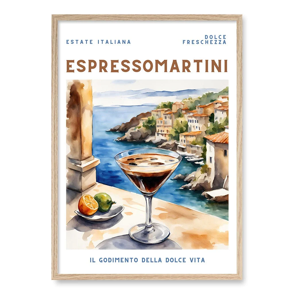 Espresso Martini Cocktail Wall Art Print - Image 12