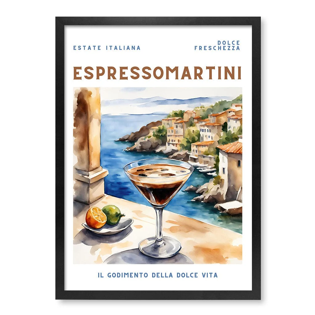 Espresso Martini Cocktail Wall Art Print - Image 14