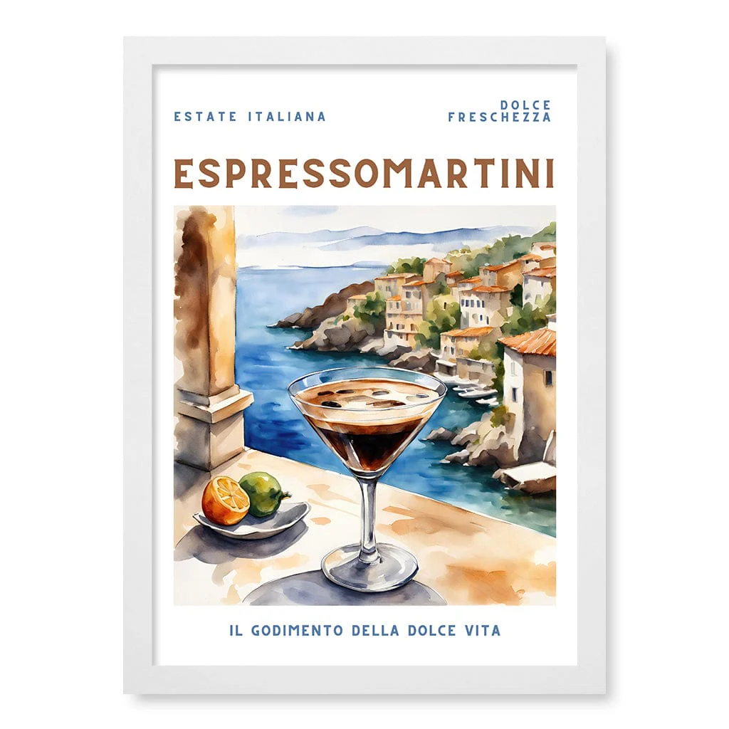 Espresso Martini Cocktail Wall Art Print - Image 9