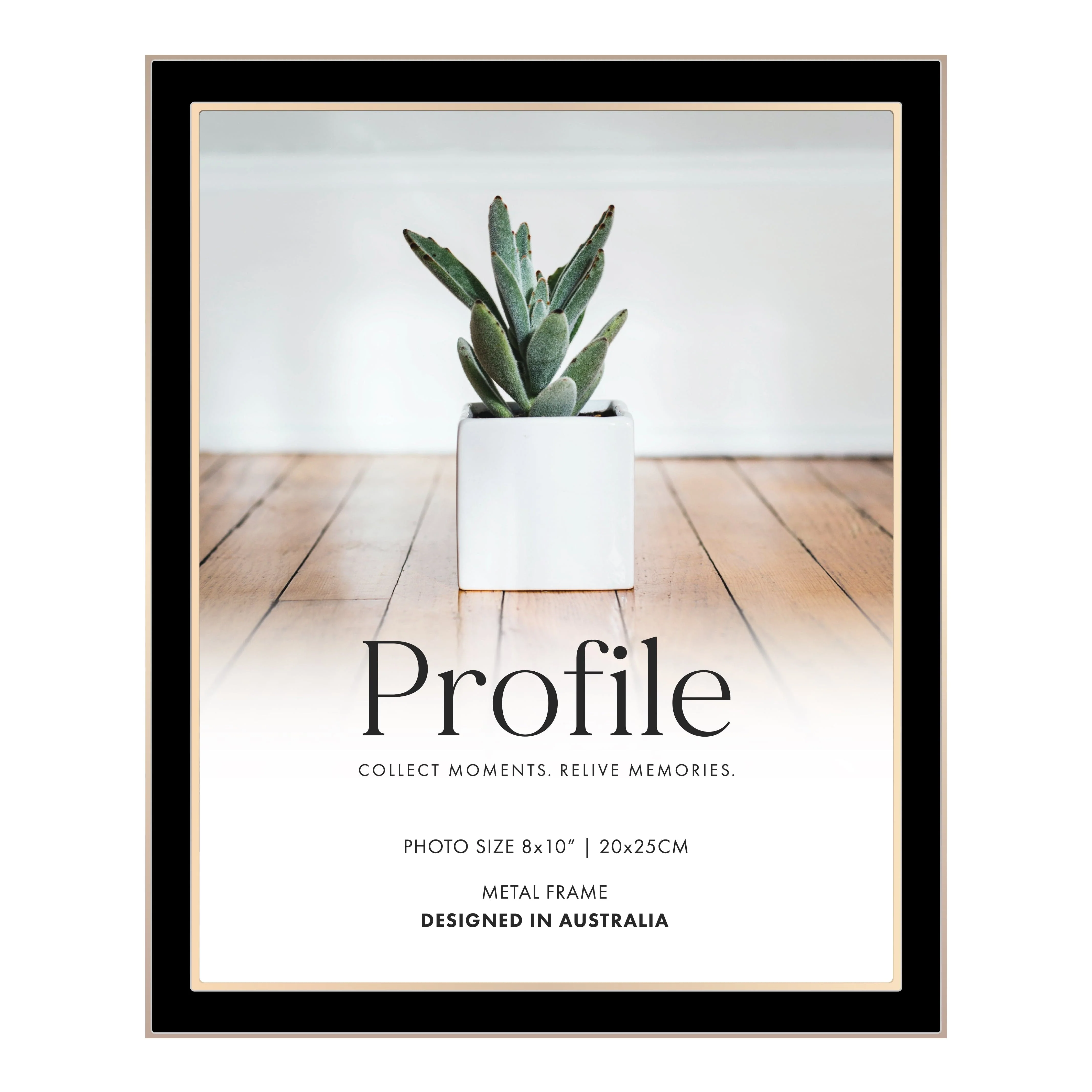 Eternal Black/Rose Gold Metal Frame Value Pack 8x10 (2 pack bundle) - Image 4