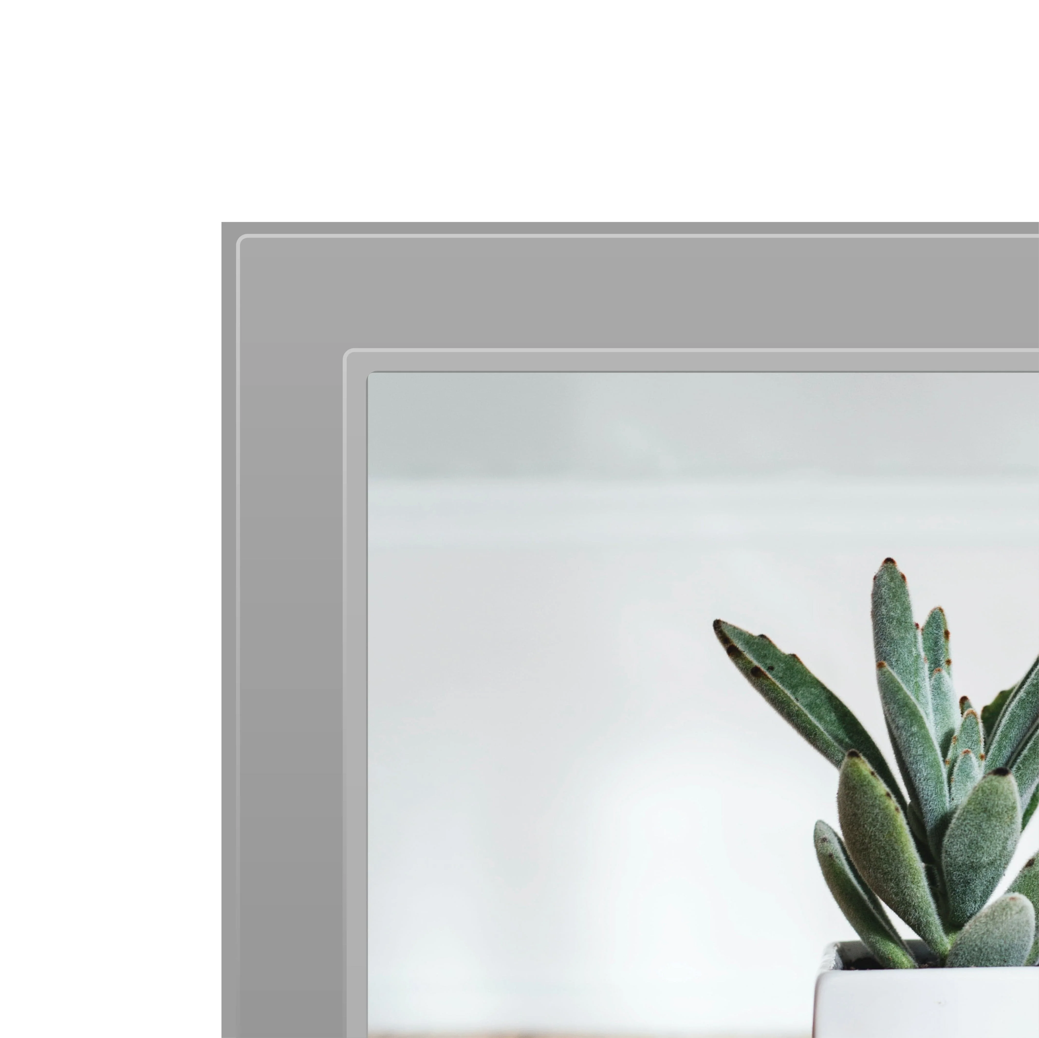 Eternal Hinged Triple Silver Hinged Metal Photo Frame - Image 4