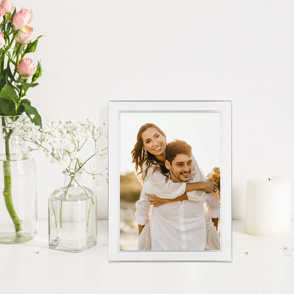 Eternal White Metal Photo Frame - Image 5