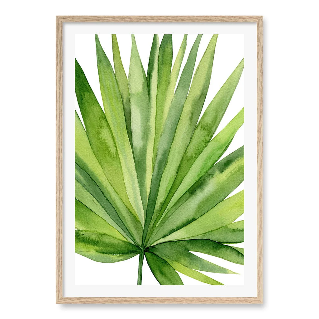 Fan Palm Leaf Wall Art Print - Image 19