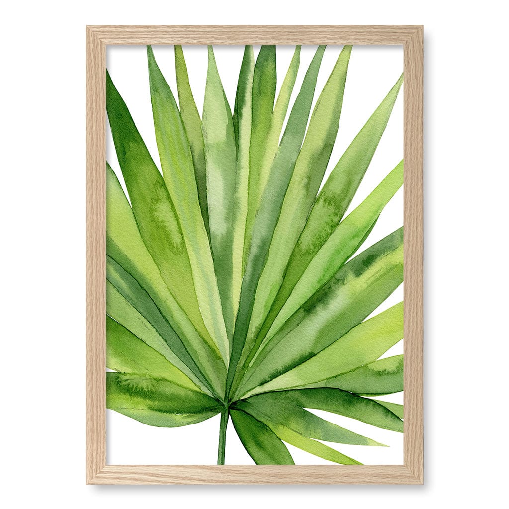 Fan Palm Leaf Wall Art Print - Image 24