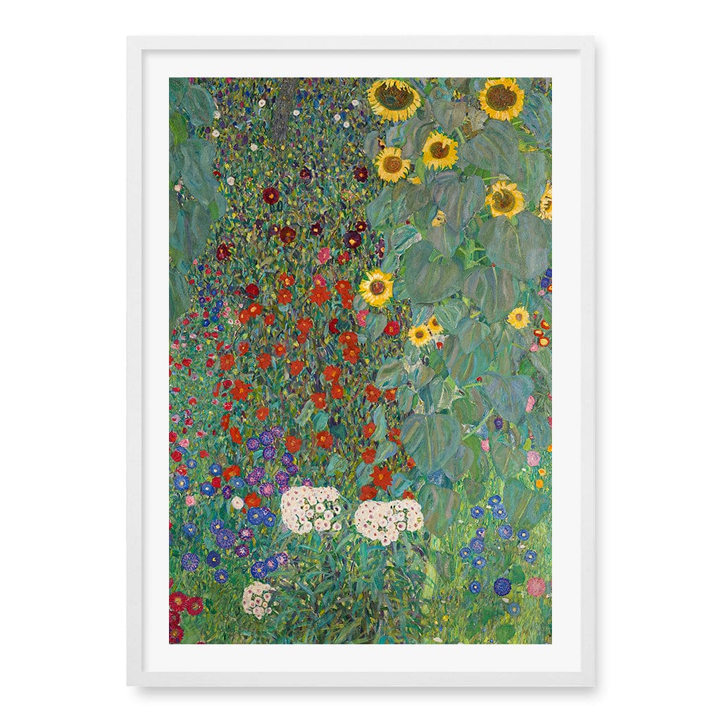 Farm Garden with Sunflowers - Gustav Klimt Art Print - Image 11