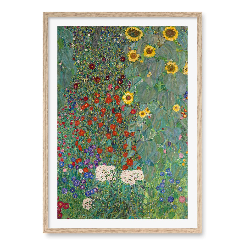 Farm Garden with Sunflowers - Gustav Klimt Art Print - Image 12