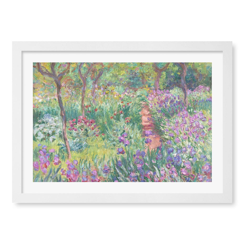 Flower Garden - Claude Monet Art Print - Image 14