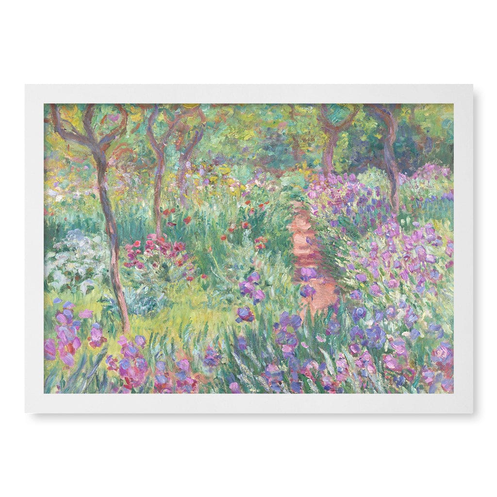 Flower Garden - Claude Monet Art Print - Image 19