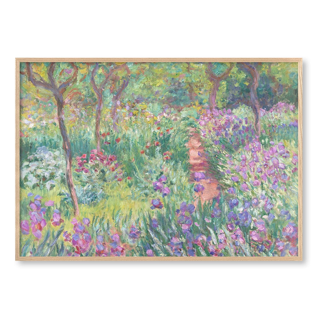 Flower Garden - Claude Monet Art Print - Image 25